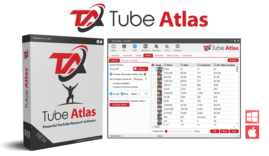 Tube Atlas